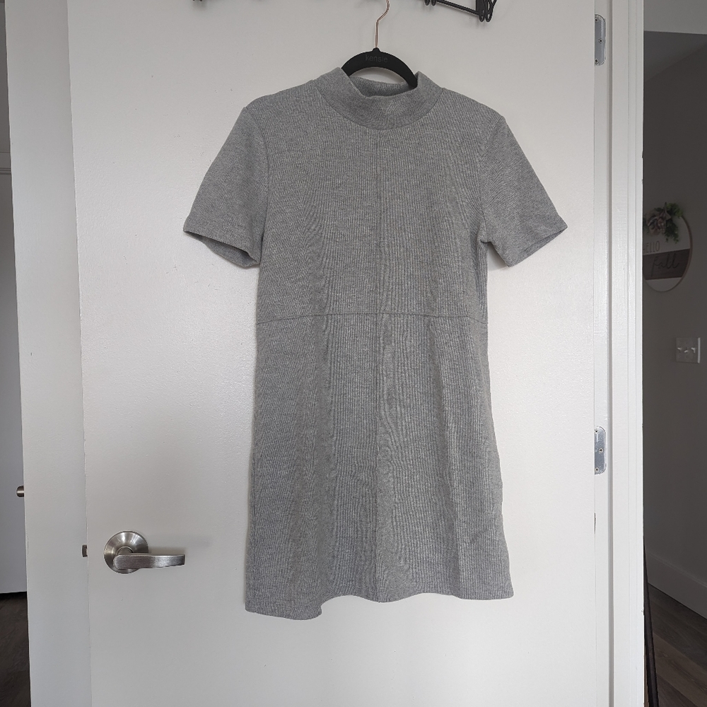 Zara Gray Soft Dress, Size Medium